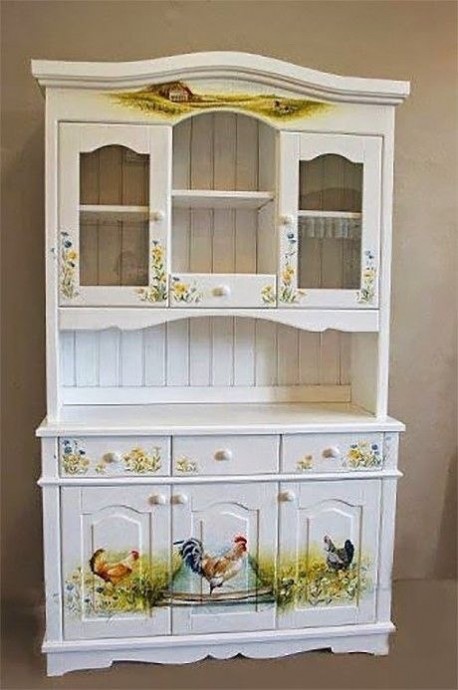 Идеи росписи и декупажа старой мебели