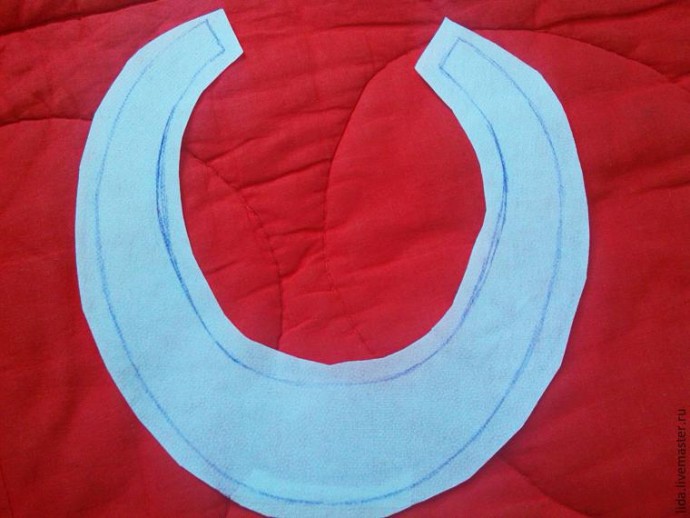 Шикарное колье "Утренняя роза"