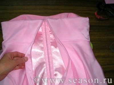 Платье на корсетной основе