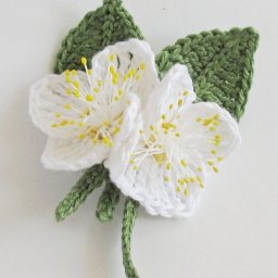 Жасмин связанный крючком