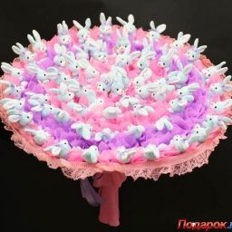 Букет из игрушек: мастер-класс