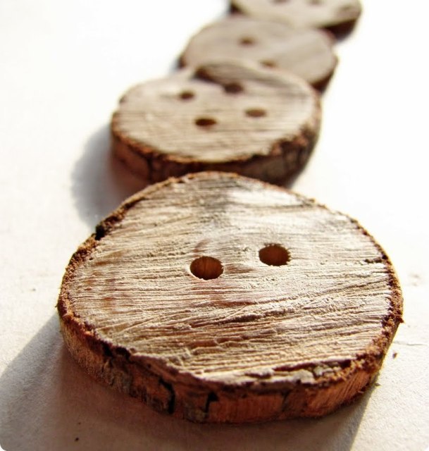 Натуральные деревянные пуговицы своими руками: мастер-класс