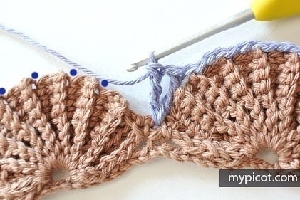 ​Очень красивый узор крючком