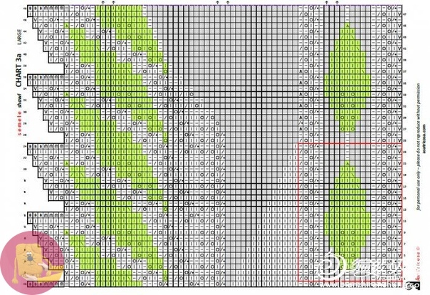Теплая шаль с узорной каймой