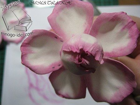 Роза из фоамирана