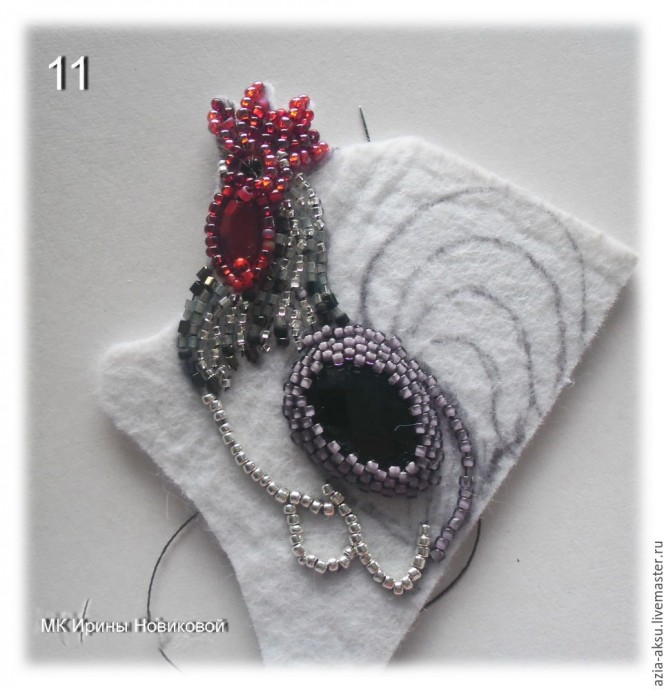 ​Брошь "Петушок"