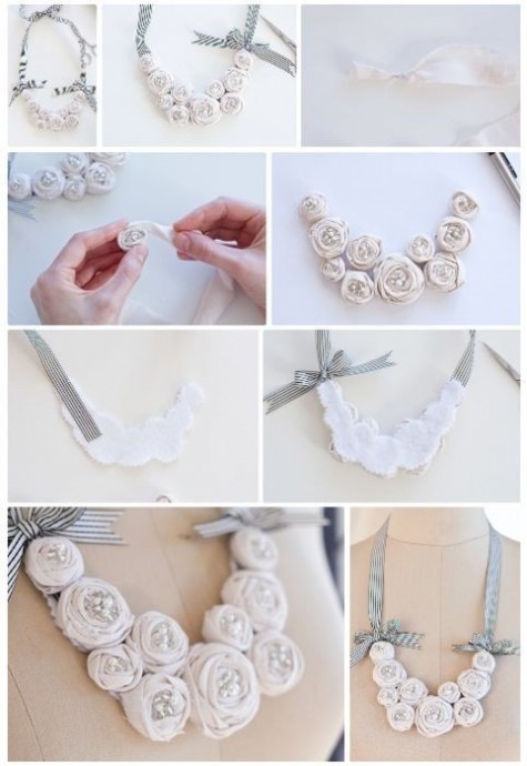 Колье ручной работы