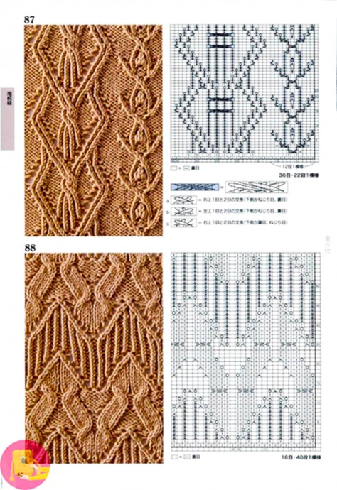 Красивейшие узоры спицами