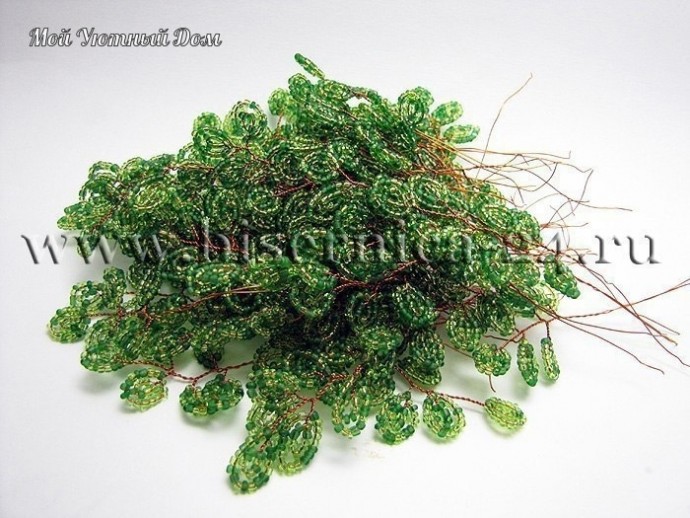 Сирень из бисера