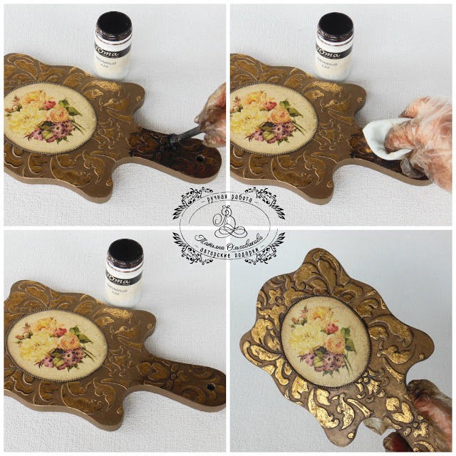 Зеркало "Винтажный букет"