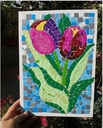 Панно из пластиковых бутылок