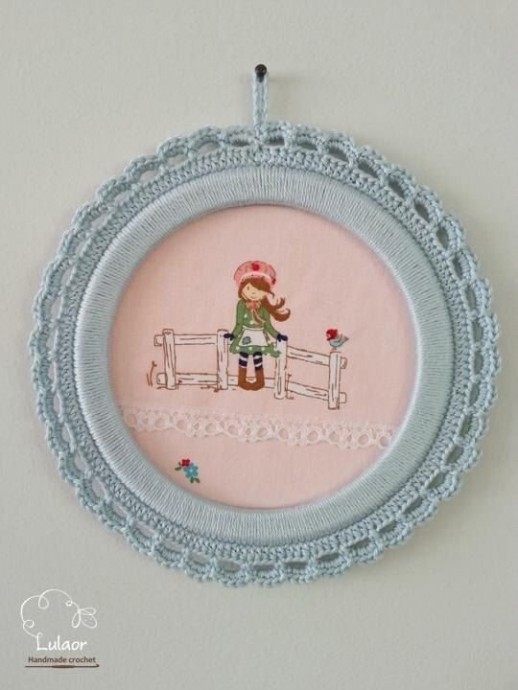 Вязаные рамки Вязаные рамки