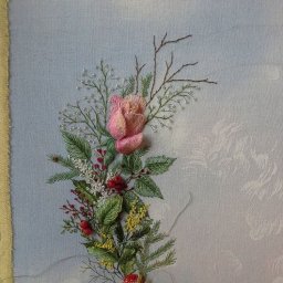 Объемная вышивка:идеи для вдохновения