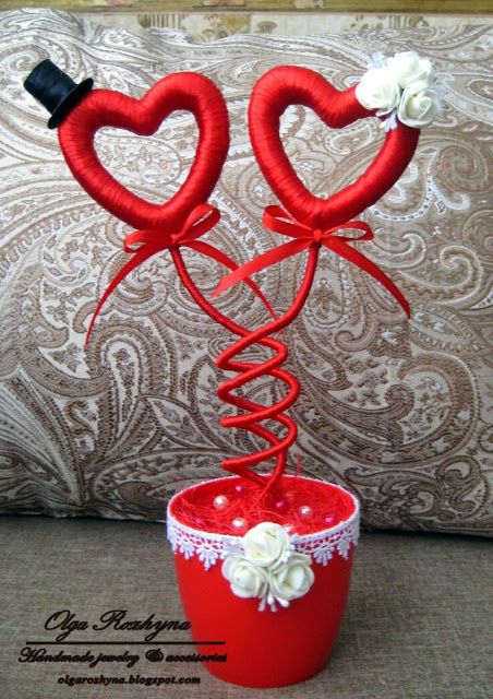 Топиарии с сердцем: подборка идей