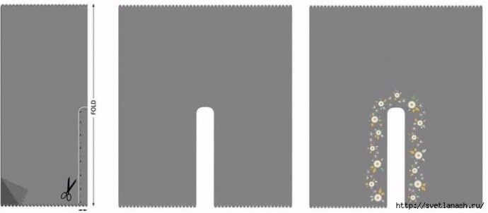 Тёплая накидка с вышивкой Тёплая накидка с вышивкой