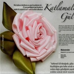 ​Восхитительные цветы из атласных лент