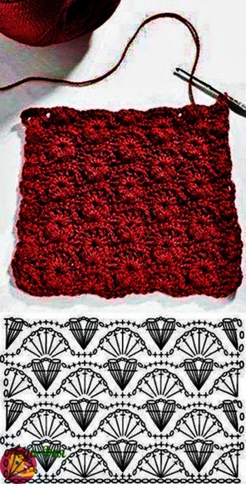 Чудесная подборка схем крючком