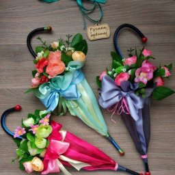 Делаем декоративные зонтики