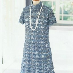 Нарядное летнее платье крючком