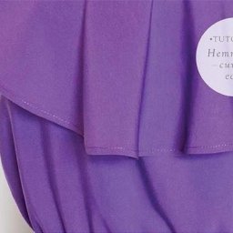 Как подшить низ юбки из тонких тканей