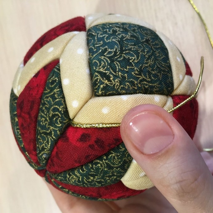 Шар в технике кимекоми