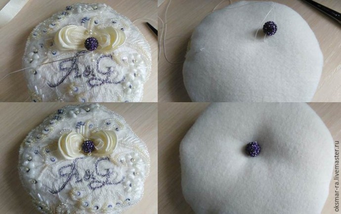 Подушечка для обручальных колец