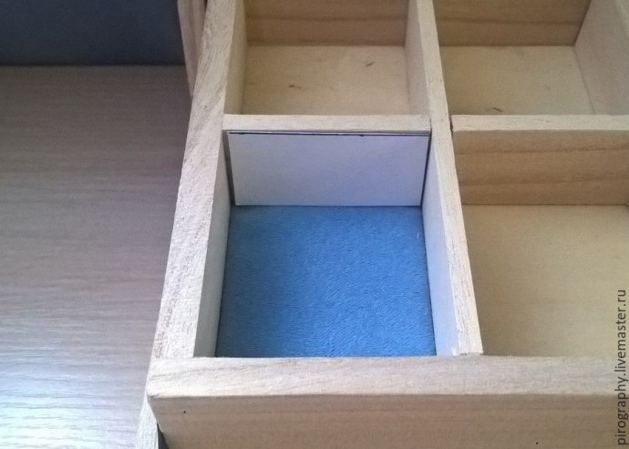 Внутреннее оформление шкатулки в морском стиле: мастер-класс Внутреннее оформление шкатулки в морском стиле: мастер-класс
