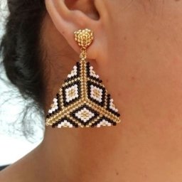 Серьги из бисера