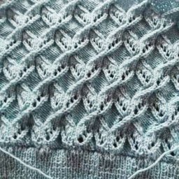 ​Необычный узор с красивыми рельефными линиями