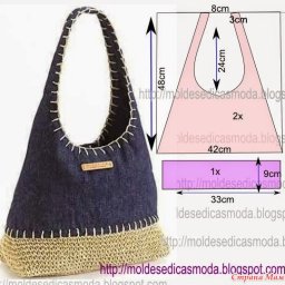 Моделирование вместительных сумочек из ткани