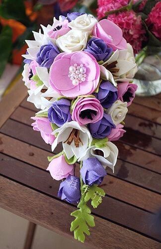 Нежное очарование цветов из фетра