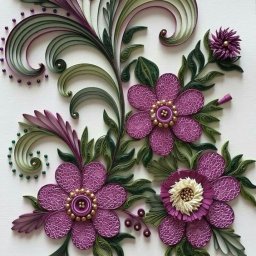 Очень красивые цветы в технике квиллинга: идеи