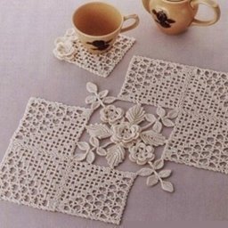 ​Оригинальная цветочная салфетка