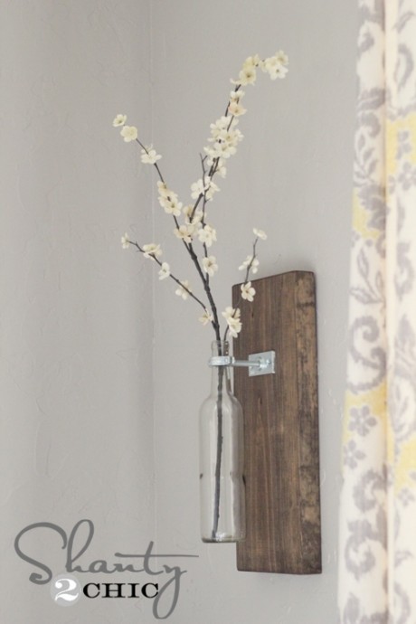 ​Стильная настенная ваза своими руками