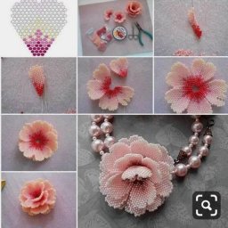 Цветы из бисера