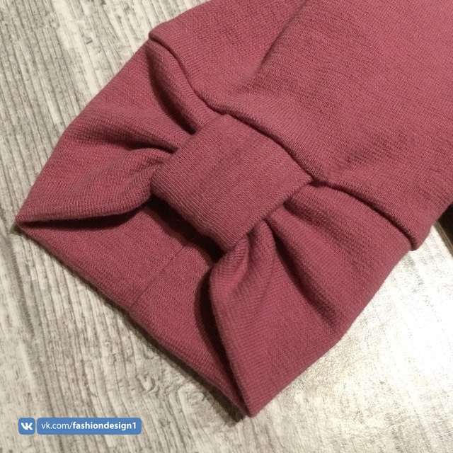 Как сделать бантики на манжетах леггинсов