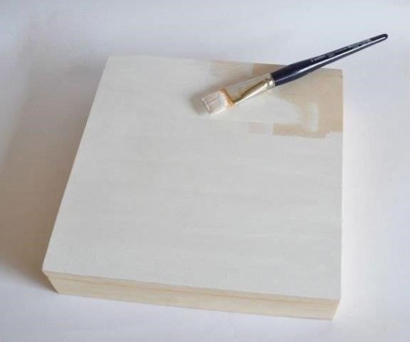 Отличная идея для декора шкатулки из гипса