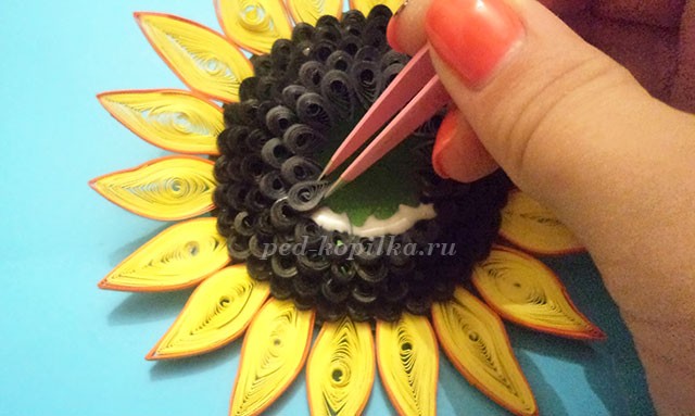 Квиллинг подсолнухи: мастер-класс