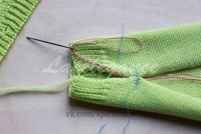 Идеальный шов без узлов и необходимости прятать концы