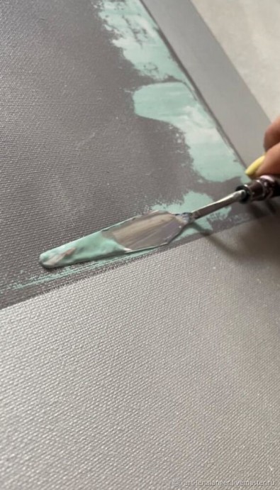 Интерьерная абстракция на холсте