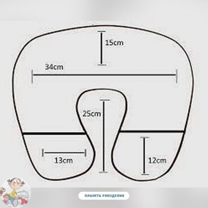 Удобная подушечка под голову