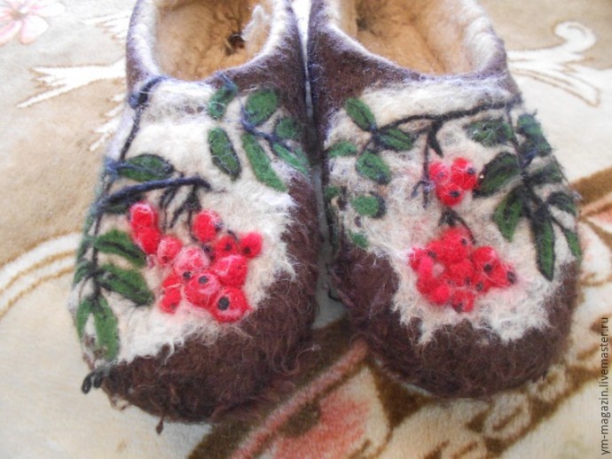 Ремонтируем любимые валяные тапочки