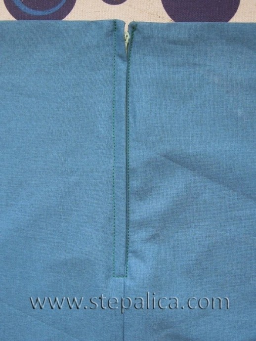 Молния под складку