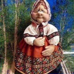 Кукла из капроновых чулок и носков