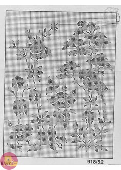 ​Летние мотивы в филейном кружеве