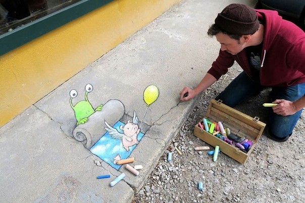 ​Стрит-арт для хорошего настроения: чудесные идеи для творчества