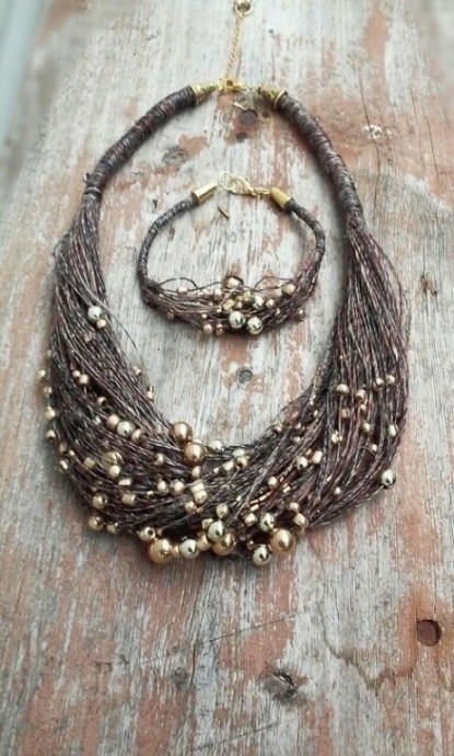 Удивительной красоты украшения своими руками