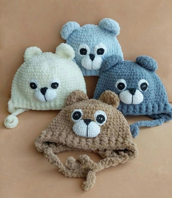 Шапочки-мишки