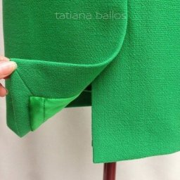 Обработка шлицы в изделиях на подкладке