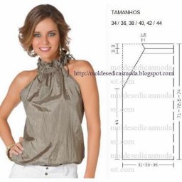 ​Моделирование летних лёгких блузок